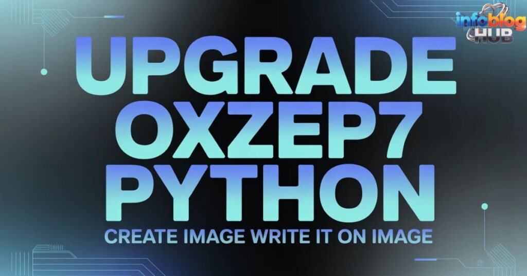 Upgrade Oxzep7 Python