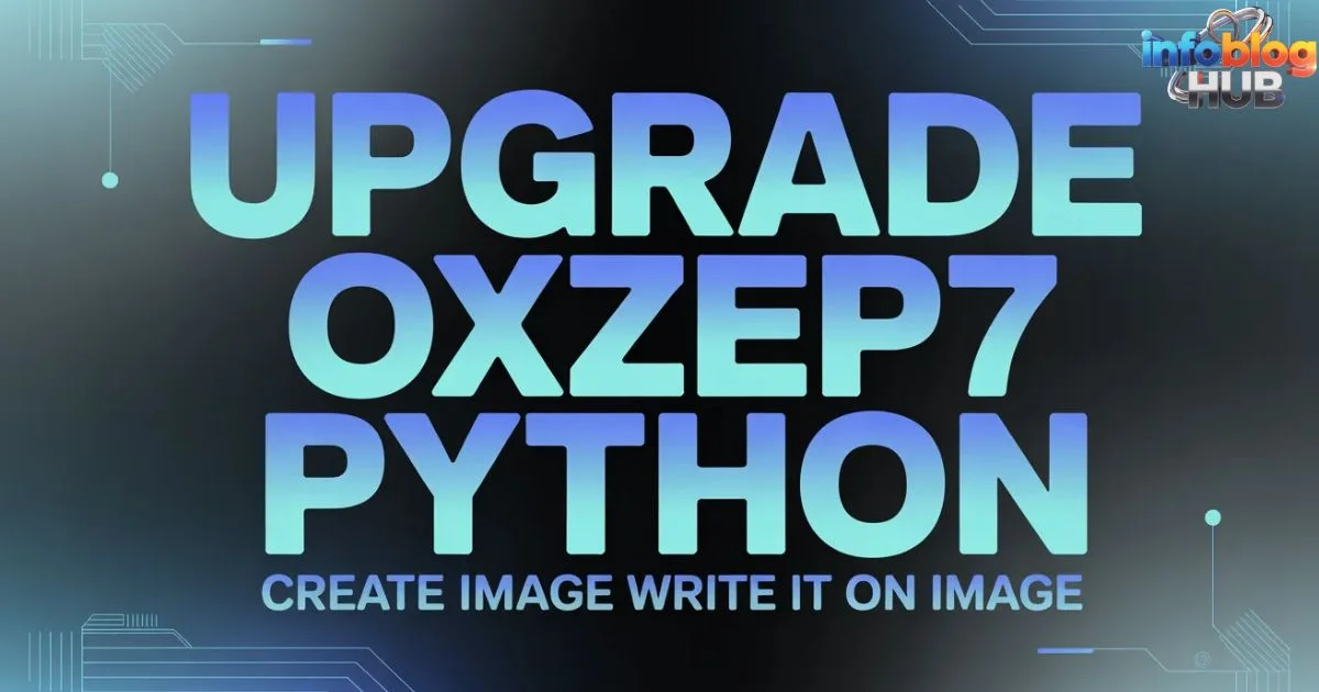 Upgrade Oxzep7 Python